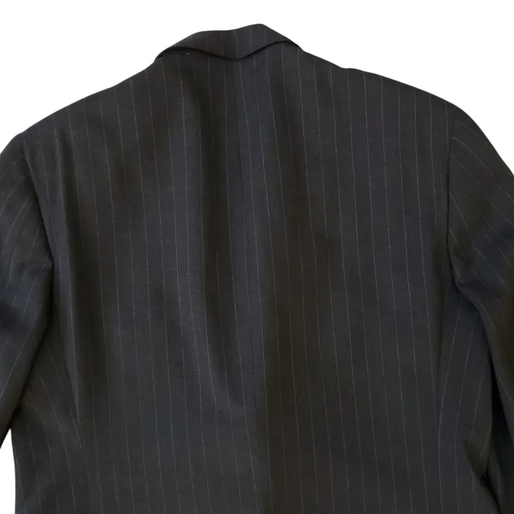Vintage Brooks Brothers Wool Jacket Blazer Sport Coat Wool Stripe Gentleman 41R